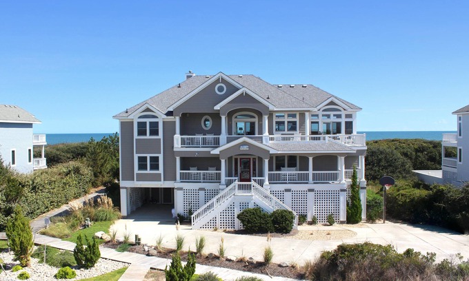 Pine Island House | OCEANFRONT, Ocean Views, ELEV, Pool, Pool Table, Priv Beach Access, PI187, Right On The Beach