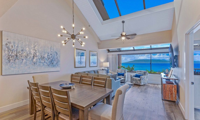 Kahana Condo | Oceanfront Penthouse at Sands of Kahana|3BR/3BA|3 Lanais|Panoramic Views