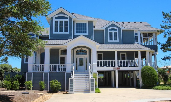 Pine Island House | OCEANFRONT, Private Pool, ELEV, Ocean Views, Hot Tub, Close to Beach Access, PI48, Oz