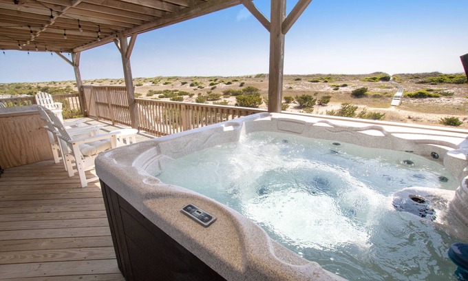 Farrow Shores House | Oceanfront, Private Pool, Hot Tub, Beachfront, Beach Access, Amazing Sunrises