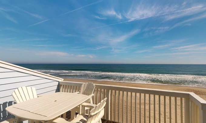 Kure Beach Condo | Oceanfront Top Floor Ocean Dunes, Bunk Room, Indoor/Outdoor Pools, Hot Tub, Tennis
