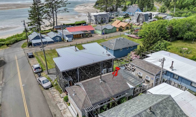 Tillamook House | Oceanview Cottage with Hot Tub, Deck, BBQ, Steps to the Beach