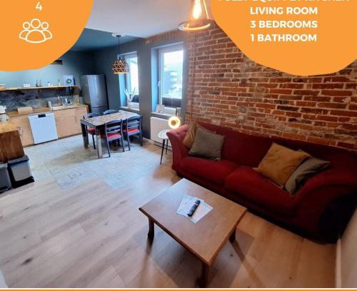 Oerlinghausen Apartment | Oerlinghausen, Gesamte stilvolle Wohnung, 3 Schlafzimmer, 4 Betten