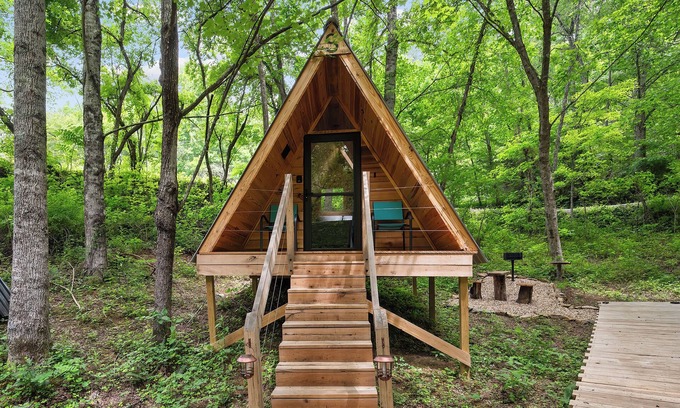 Hartford Cabin | Off-Grid Mini A-Frame in Hartford, TN- Cabin S