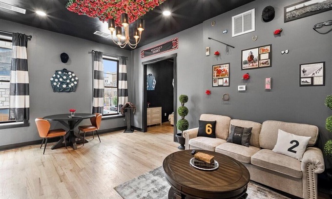 Frankfort Apartment | Off to the Races Retreat - Hidden Clues Inside
