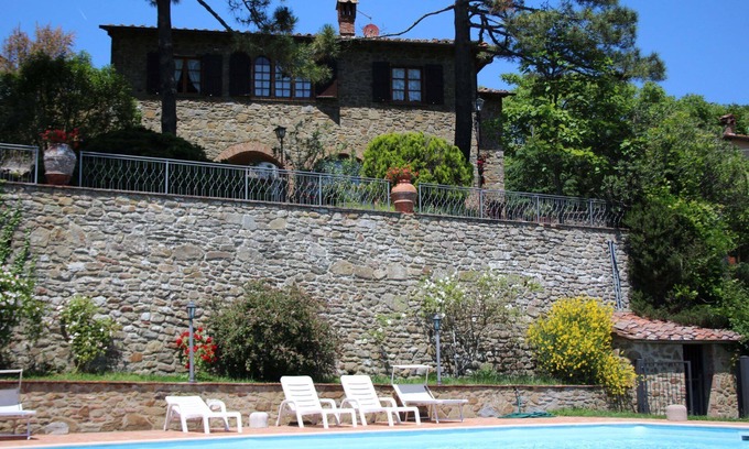 Palazzuolo Alto Villa | Old stone farmhouse perfect for 6 people. Set on a hill in a panoramic position overlooking vineyard