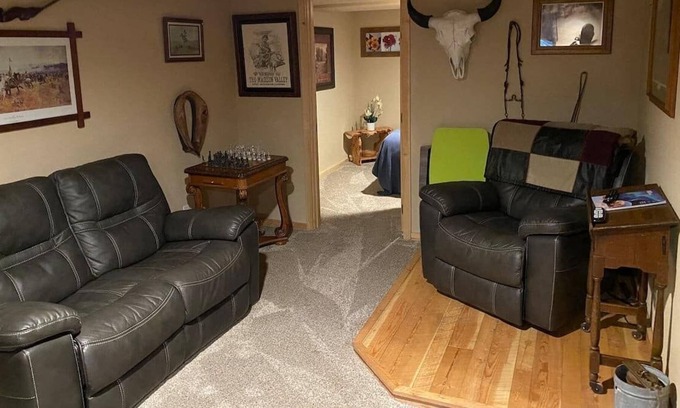 Central - Terry Condo | Old West Den - Backyard Hot Tub - Central Billings