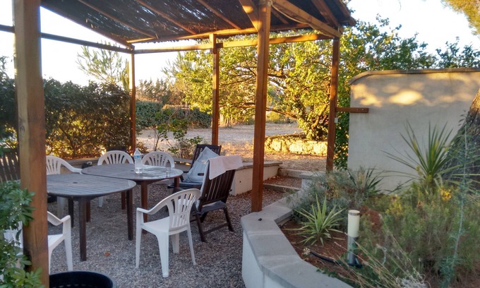 Colombiers House | Old Wine Domaine, stunning views, Pool, big garden with trampoline, very calm