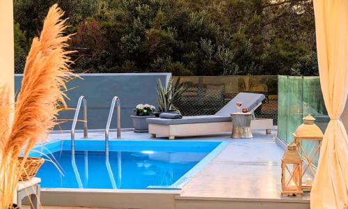 Vathi House | Olivengrüne Villa Mit Privatem Beheiztem Pool