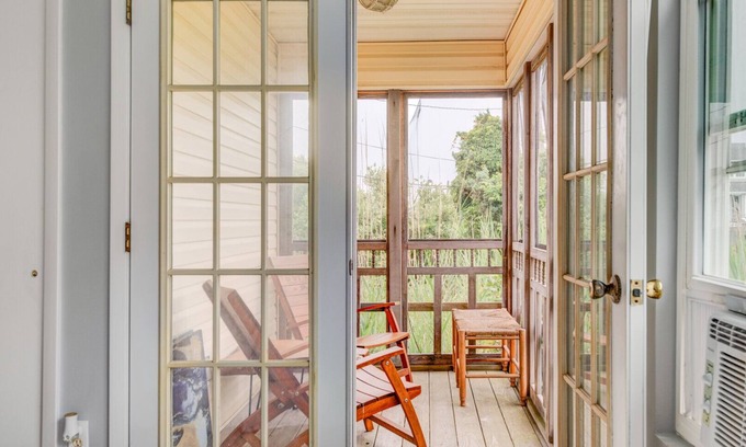 West Hampton Dunes House | On Private Cove with Panoramic Bay and Sunset Views, Right of Way to the Ocean