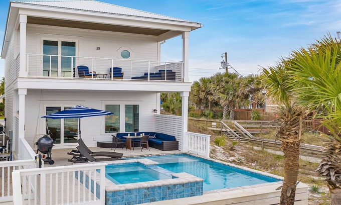 Laguna Beach Estates House | On Tide Time - Beachfront | Private Pool | SAT-SAT