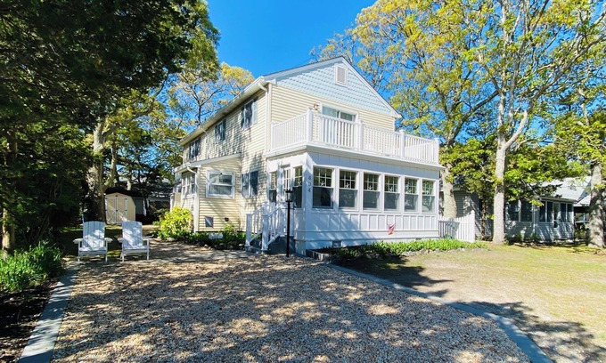 Cape May Point House | Only 3 blocks to the beautiful St. Peter's Beach of Cape May Point sits this roomy beach house