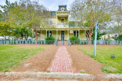 Columbus House | Ornate Victorian Home with Courtyard and Fire Pit!