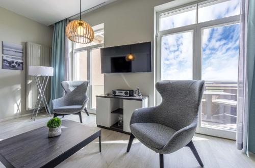 Ostseebad Wustrow Apartment | Ostseeperle - 5-Sterne-Ferienwohnung für den perfekten Wellnessurlaub mit Blick auf den Bodden