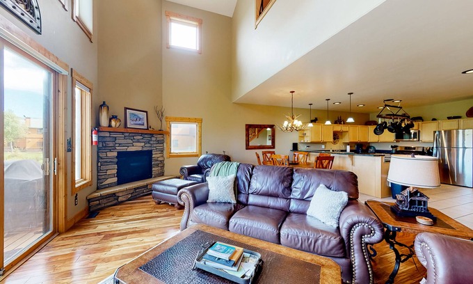 South Fork House | Outdoor lover's retreat with fireplace, scenic deck, grill, & W/D - near skiing