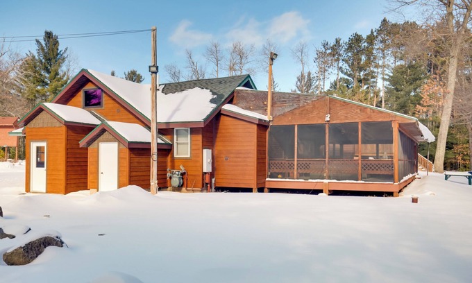 Eagle River Cottage | Outdoor Wet Bar: Spacious Eagle River Retreat!