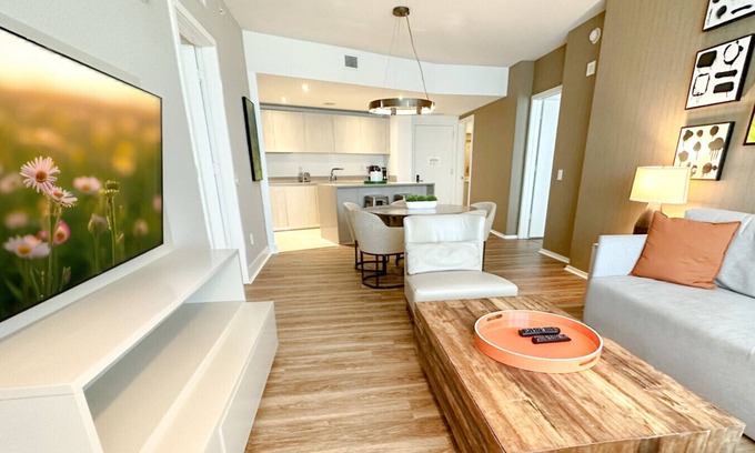 Hollywood South Central Beach Condo | Outstanding 2 Bedroom Apt at Lyfe Resort