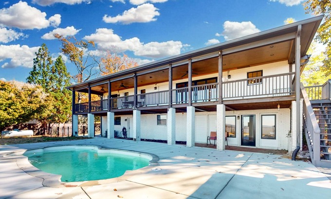 Lookout Mountain House | Overlook four states in this exquisite dog friendly home with pool