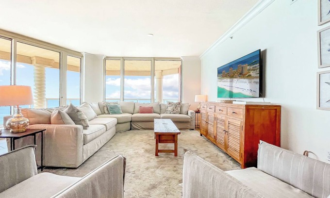 Pensacola Beach Condo | P1-1901 Welcome to The Good Life - 3B Gulf Front Condo Sleeps 10