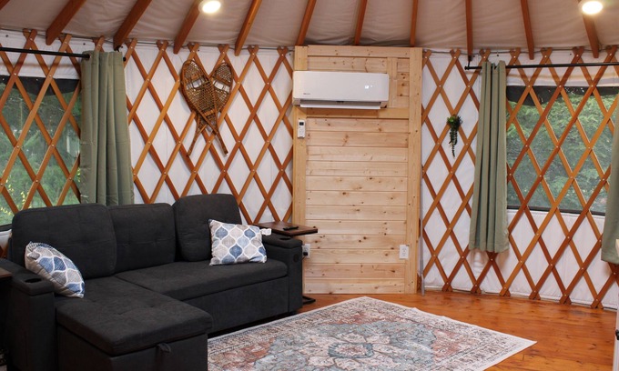 Pierce County Apartment | Pacific Yurt at the foothills of Mount Rainier with new Hot tub-Fire Pit-Wifi