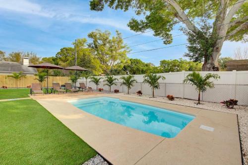 South Pinellas Community Council House | Palm Oasis-Serene Backyard Private Poolside