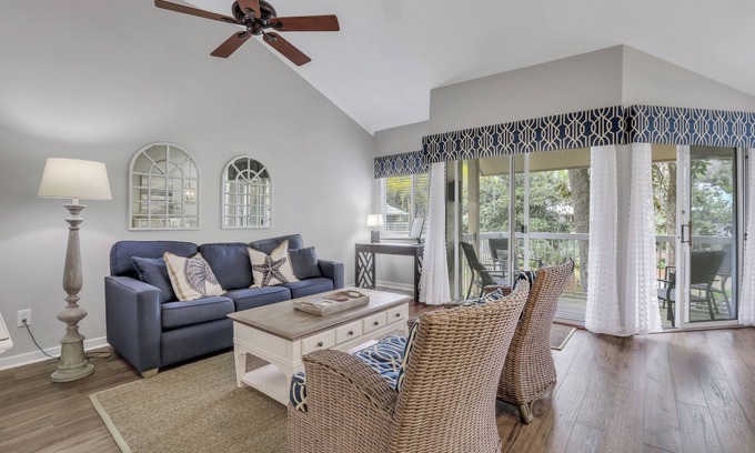 North Forest Beach House | Palmetto Dunes - 713 Barrington Drive - Oceanside with pond Views