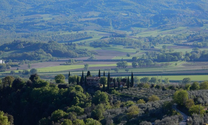 Citta della Pieve Villa | Panoramic farmhouse in the heart of the Umbra countryside