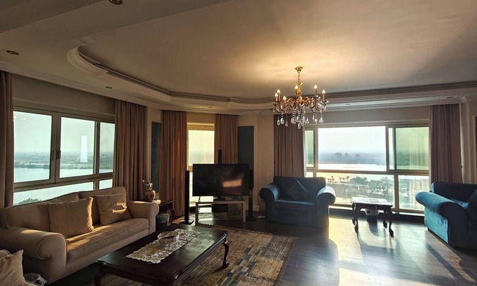 Maadi Apartment | Panoramic Nile View home in Cairo, Maadi.