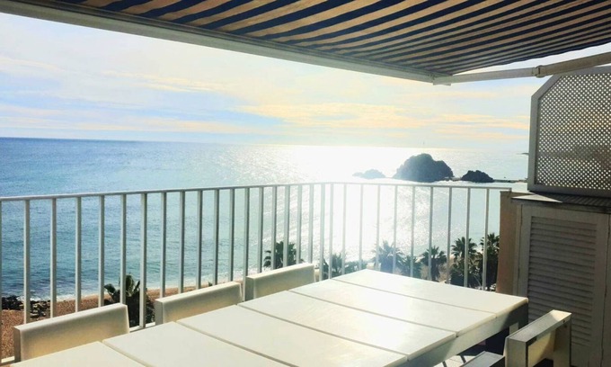Blanes Condo | Panoramic Penthouse, 1st line beach