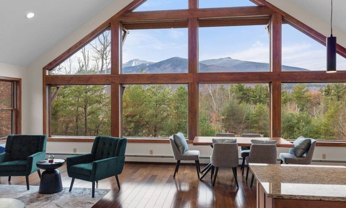 Wilmington House | Panoramic View Whiteface, Hot tub, gas fireplace