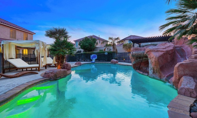 North Las Vegas House | Paradise Found: Luxurious Poolside Escape