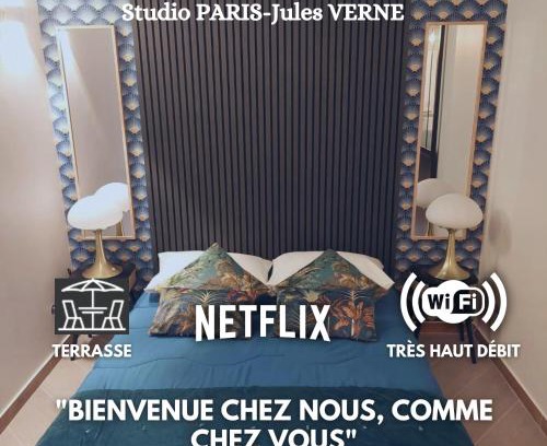 Pantin Apartment | PARIS-JulesVERNE-Bienvenue-Terrasse-Netflix