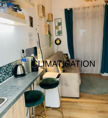 Amerique Apartment | Paris studio cosy climatisé