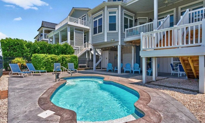 Ocean Isle Beach House | Parkers Peace- Come and enjoy the peace of dockside relaxation with a sunset view!