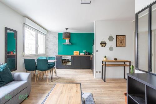 Villette Gare Apartment | Part Dieu Urban studio