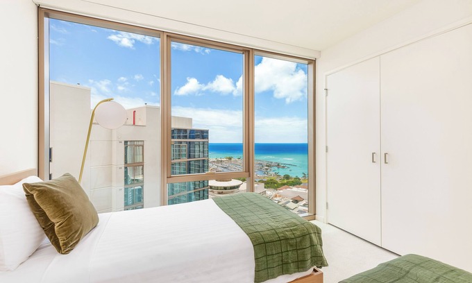 Ala Moana Condo | Partial Ocean-City Luxury Retreat at Sky Ala Moana w/Great Amenities