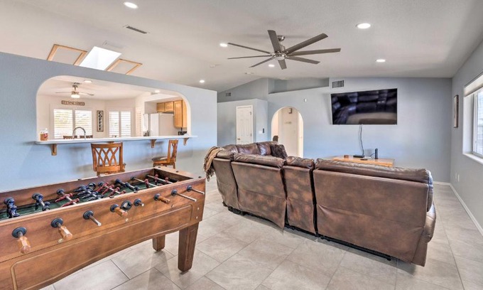 Lake Havasu City House | Patio and Fire Pit Central Home in Lake Havasu City