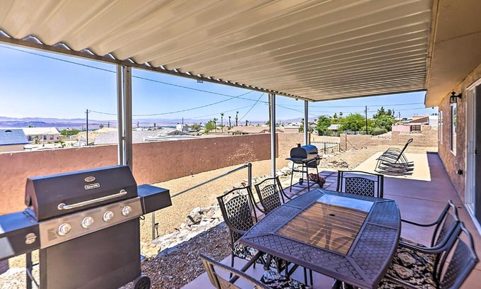 Lake Havasu City House | Patio and Grills Mtn-View Home in Lake Havasu City!