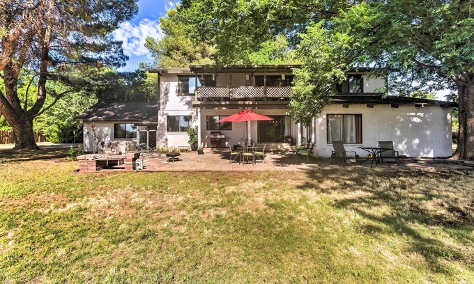 Cottonwood-Verde Village House | Patio & Yard: Dtwn Cottonwood Home!