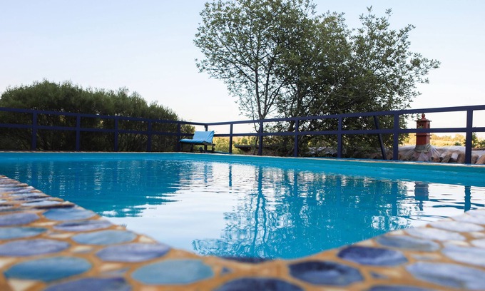 Fonte do Bispo House | Pavilhao da Art, colourful, Avante- guard ,priv.,Wifi,air-cond.pool,near the sea