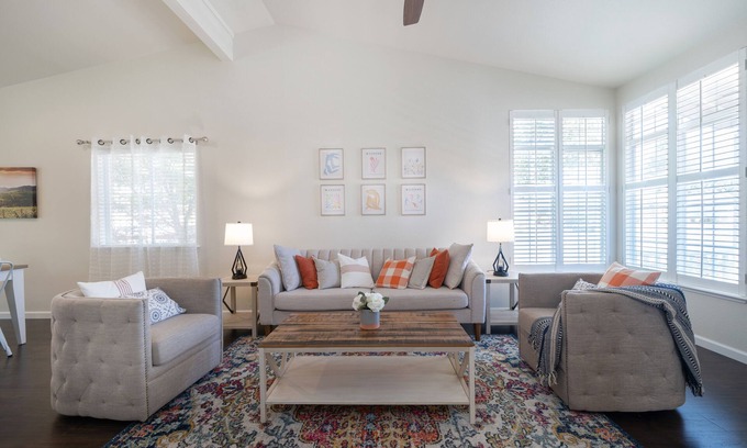 Windsor House | Peaceful 4 Bed 2 Bath Home with Spacious Backyard