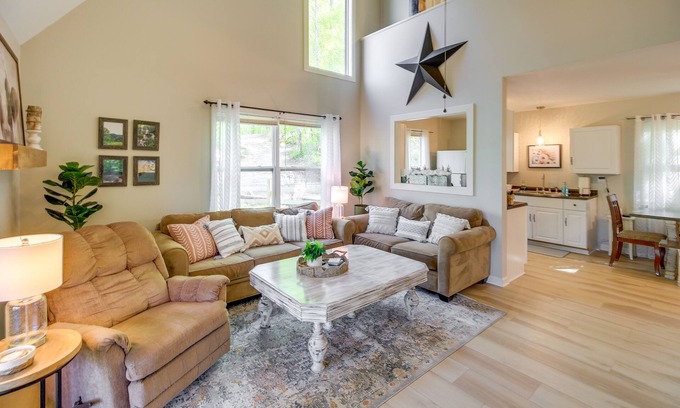Ellijay House | Peaceful Ellijay Home w/Deck - Hike & Fish!