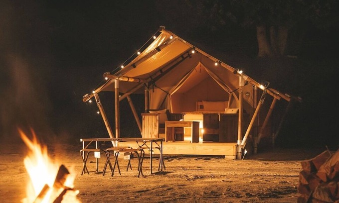 Lake George Resort | Peaceful Glamping Tent near Adirondack Mountains