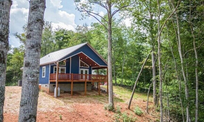 Bryson City Cabin | Peaceful/Hot Tub/Firepit/Minutes 2 Deep Creek and Town/Deck w/Rockers