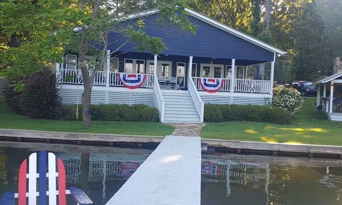 Jacksons' Gap House | Peaceful lake house with private boat ramp and 2 docks