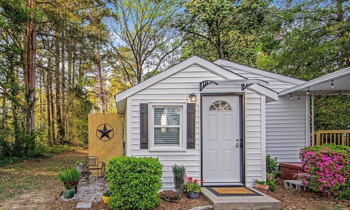 Terry Sanford Cottage | Peaceful, Private Tiny Home with Fenced-in Yard & Centrally Located