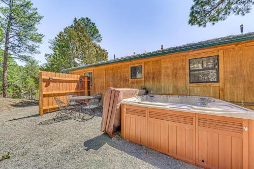 Ruidoso House | Peaceful Ruidoso Cabin Hot Tub, Mountain Views!