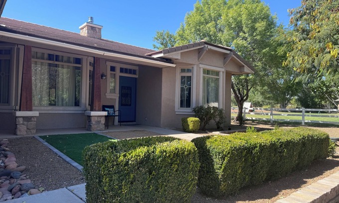 Cottonwood-Verde Village House | Peaceful & Secluded Bridgeport Home Near Wineries, Verde River & Sedona