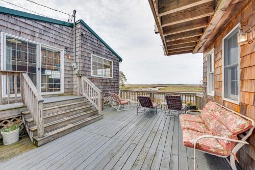 Wells House | Peaceful Wells Retreat with Deck and Water Views