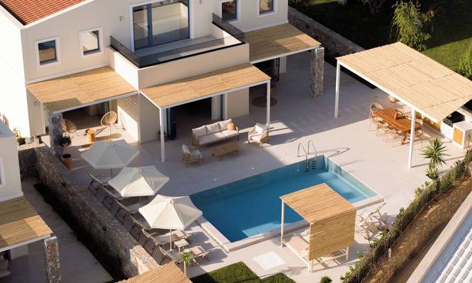 Kavros Villa | Pelagias Haroupi Maisonette with Shared Pool